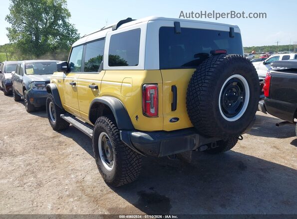 1FMEE4GP4PLA70834 2023 FORD BRONCO Желтый Задняя левая четверть