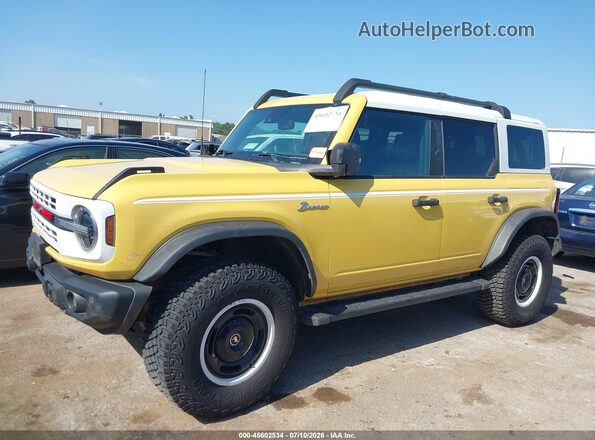1FMEE4GP4PLA70834 2023 FORD BRONCO Желтый Панорамный вид салона 360°
