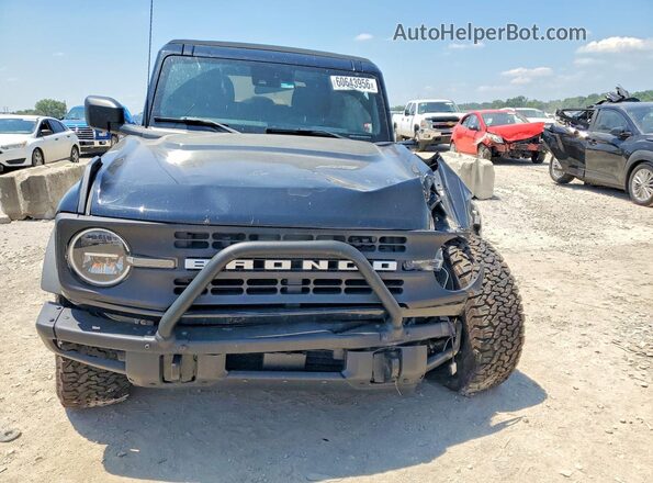 1FMEE5BP3NLA80491 2022 FORD BRONCO Black წინა ხედი