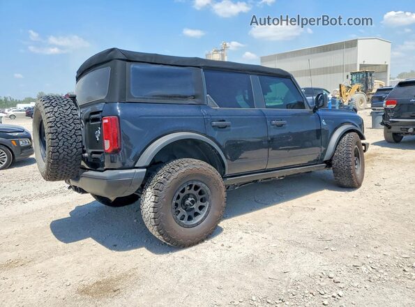 1FMEE5BP3NLA80491 2022 FORD BRONCO Black უკანა მარჯვენა