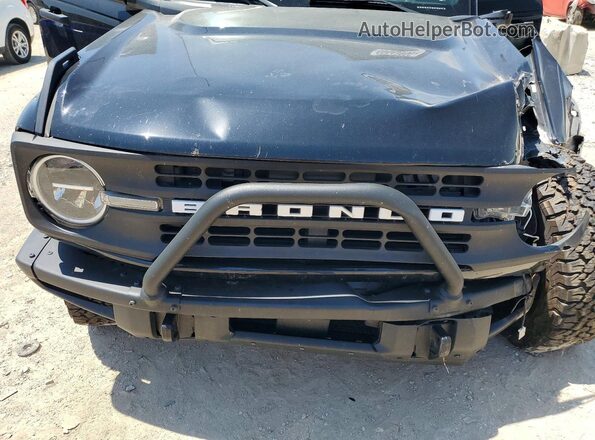 1FMEE5BP3NLA80491 2022 FORD BRONCO Black უკანა სალონის ხედი