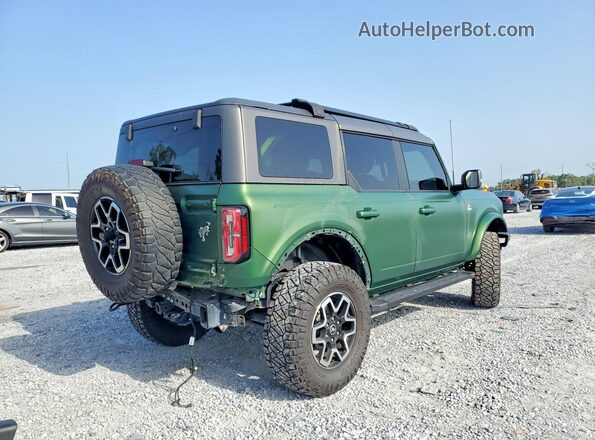 1FMEE5BP3NLB58428 2022 FORD BRONCO Зеленый Задняя правая четверть