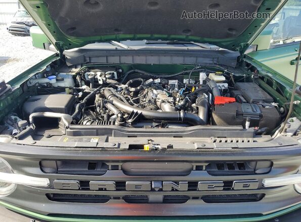 1FMEE5BP3NLB58428 2022 FORD BRONCO Зеленый Вид подкапотного пространства