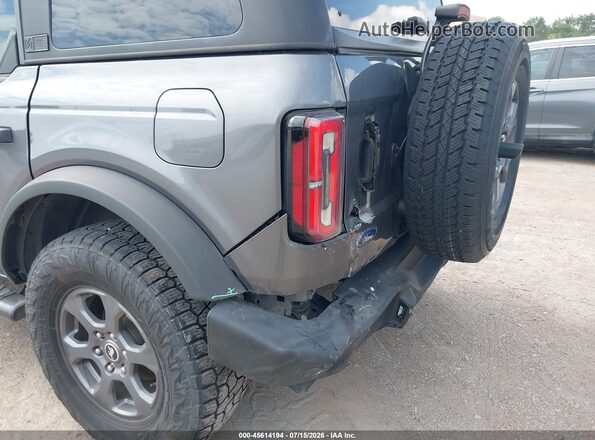 1FMEE5BP4PLB09614 2023 FORD BRONCO Gray Widok z przodu