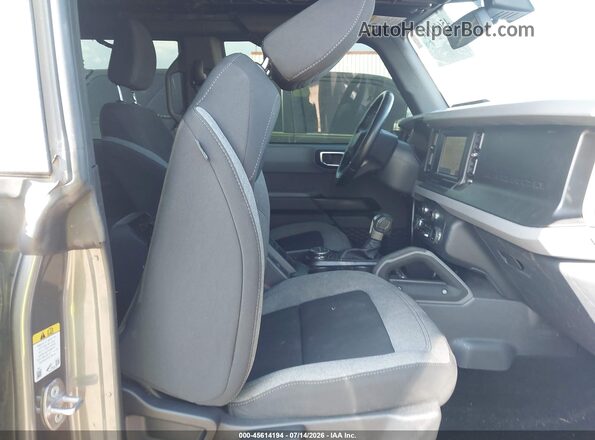 1FMEE5BP4PLB09614 2023 FORD BRONCO Gray Widok wnętrza z przodu