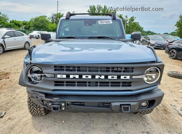 1FMEE5BP4PLB15770 2023 FORD BRONCO Blue Вид спереду