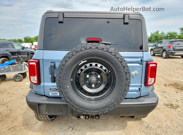 1FMEE5BP4PLB15770 2023 FORD BRONCO Blue Вид ззаду