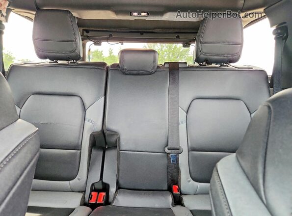 1FMEE5BP4PLB15770 2023 FORD BRONCO Blue Вид задніх сидінь