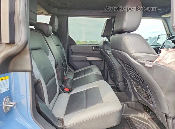 1FMEE5BP4PLB15770 2023 FORD BRONCO Blue Вид задньої частини салону
