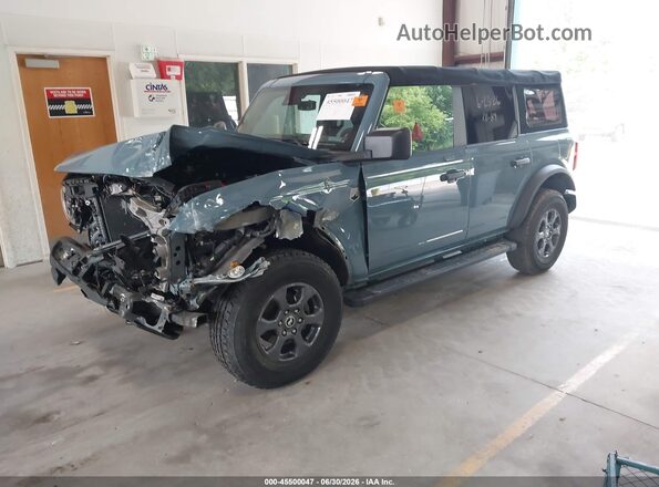 1FMEE5BP6PLA99376 2023 FORD BRONCO Gray წინა მარცხენა ხედი სამი მეოთხედიდან