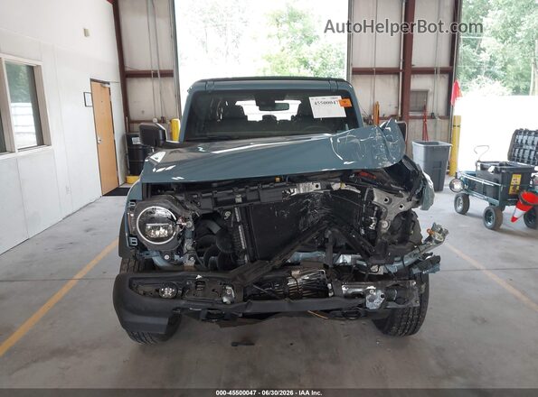 1FMEE5BP6PLA99376 2023 FORD BRONCO Gray წინა პანელის ხედი