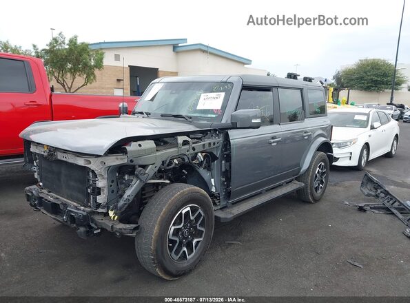 1FMEE5BP6PLB74111 2023 FORD BRONCO Gray Front view