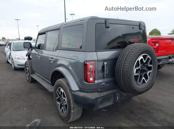 1FMEE5BP6PLB74111 2023 FORD BRONCO Gray Rear left