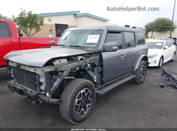 1FMEE5BP6PLB74111 2023 FORD BRONCO Gray Front left