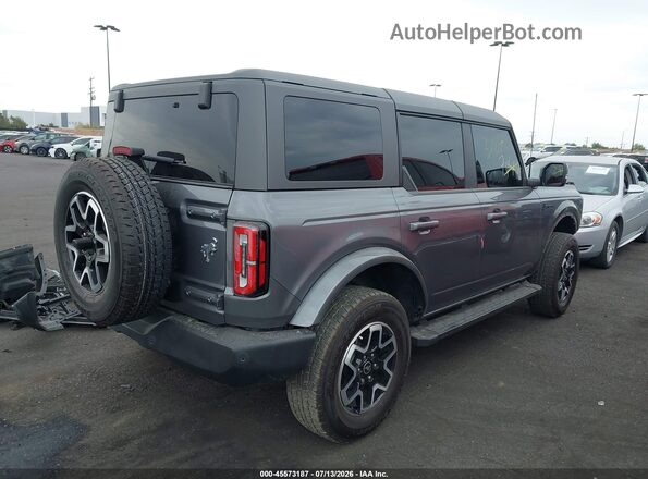 1FMEE5BP6PLB74111 2023 FORD BRONCO Gray Rear right