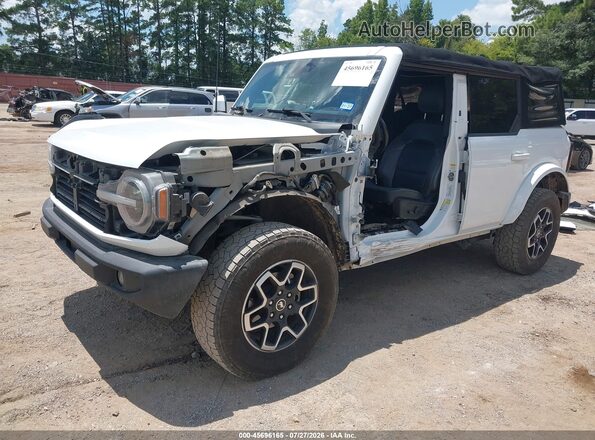 1FMEE5BP8NLA74931 2022 FORD BRONCO White Առջևի ձախ երեք քառորդ տեսարան