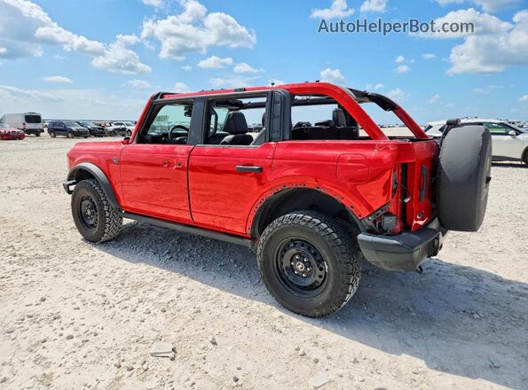 1FMEE5BP8NLA86609 2022 FORD BRONCO Red Rear left