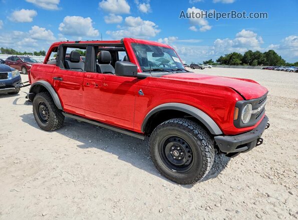 1FMEE5BP8NLA86609 2022 FORD BRONCO Red Front right