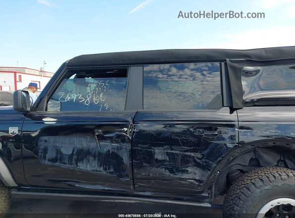 1FMEE5BP9NLB53511 2022 FORD BRONCO Black Front view
