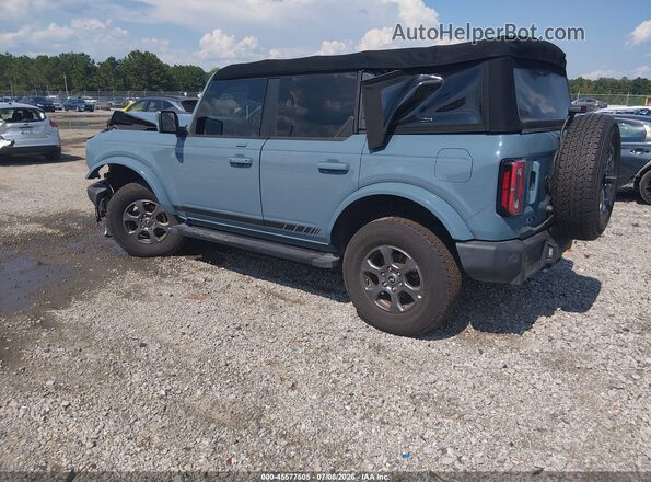 1FMEE5BPXNLA93853 2022 FORD BRONCO Turquoise Tył lewy