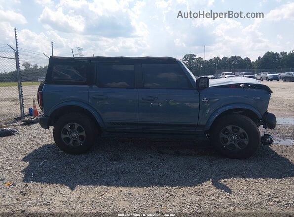 1FMEE5BPXNLA93853 2022 FORD BRONCO Turquoise Widok wnętrza 360 stopni