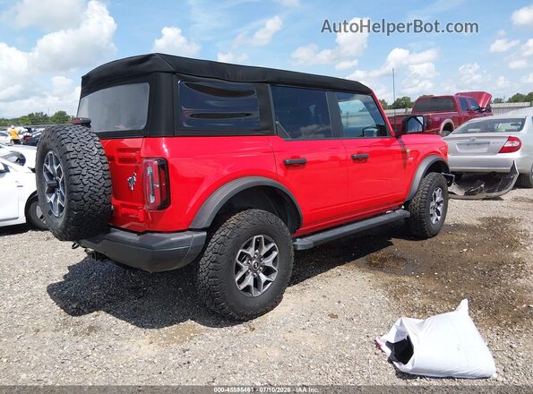 1FMEE5DH0PLB74627 2023 FORD BRONCO Red Tył prawy