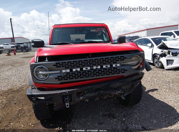 1FMEE5DH0PLB74627 2023 FORD BRONCO Red Widok zestawu wskaźników