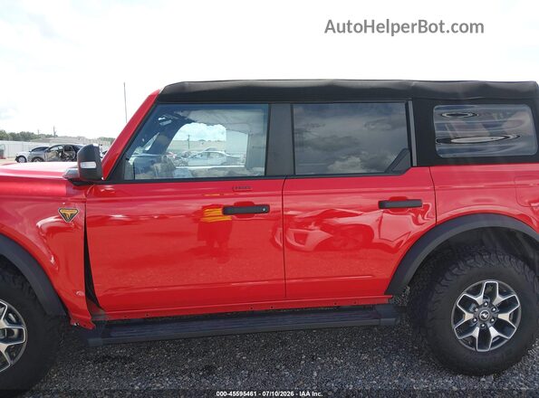 1FMEE5DH0PLB74627 2023 FORD BRONCO Red Widok wnętrza 360 stopni