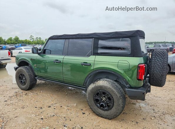 1FMEE5DH2NLA80763 2022 FORD BRONCO Зеленый Задняя левая четверть
