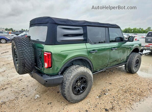 1FMEE5DH2NLA80763 2022 FORD BRONCO Зеленый Задняя правая четверть