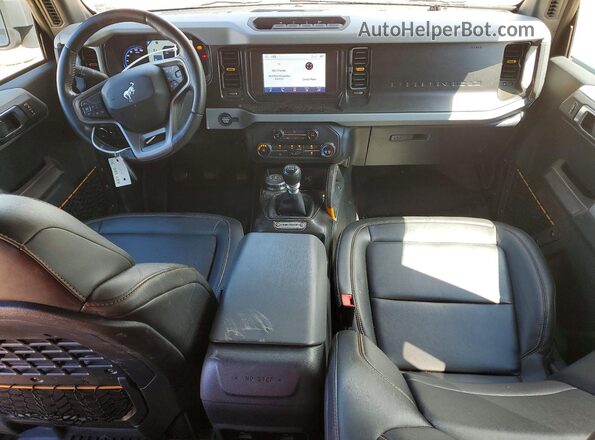 1FMEE5DH3MLA76672 2021 FORD BRONCO Blue Առջևի վահանակի տեսք