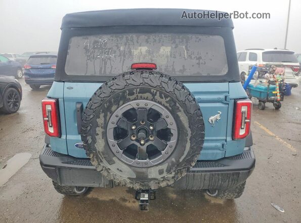 1FMEE5DH4NLB64678 2022 FORD BRONCO Blue Vista trasera