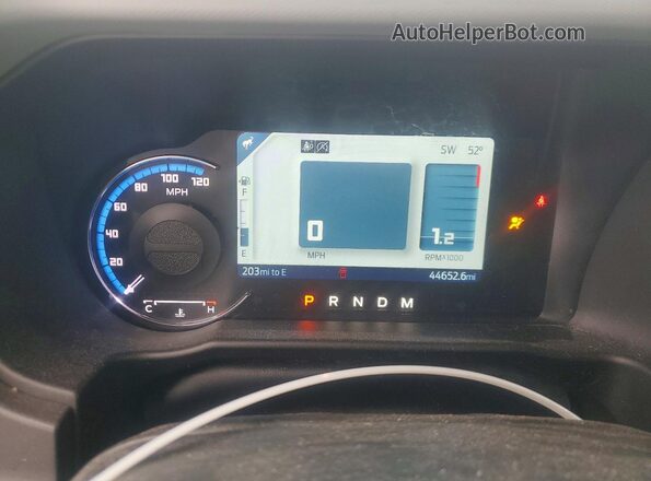 1FMEE5DH4NLB64678 2022 FORD BRONCO Blue Vista del cuadro de instrumentos