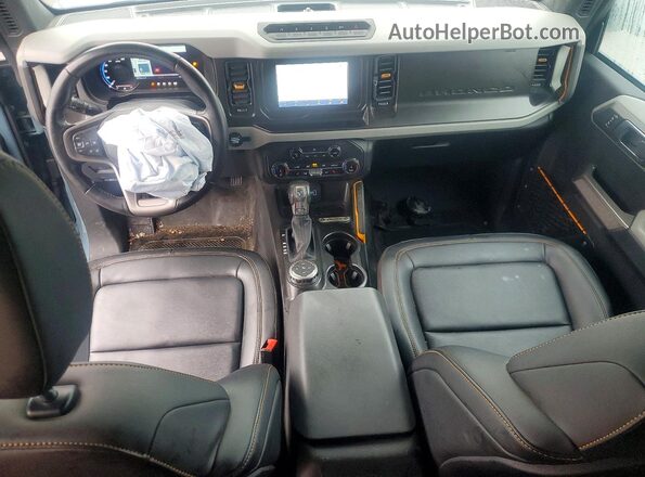 1FMEE5DH4NLB64678 2022 FORD BRONCO Blue Vista del salpicadero