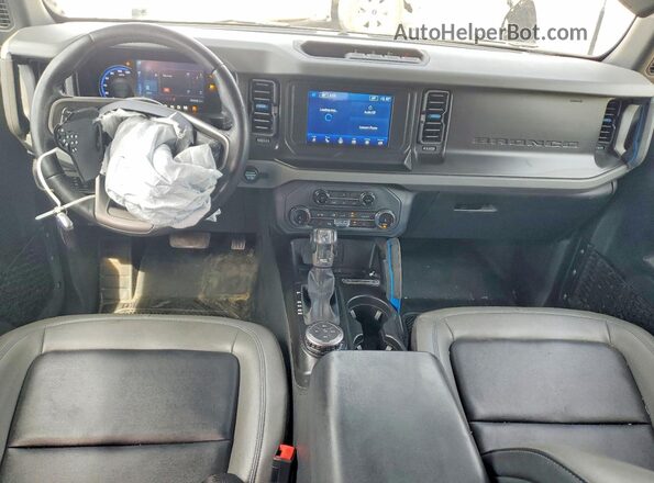 1FMEE5DH5NLB17515 2022 FORD BRONCO Gray წინა პანელის ხედი