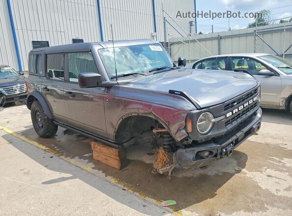 1FMEE5DH5NLB17515 2022 FORD BRONCO Gray წინა მარჯვენა