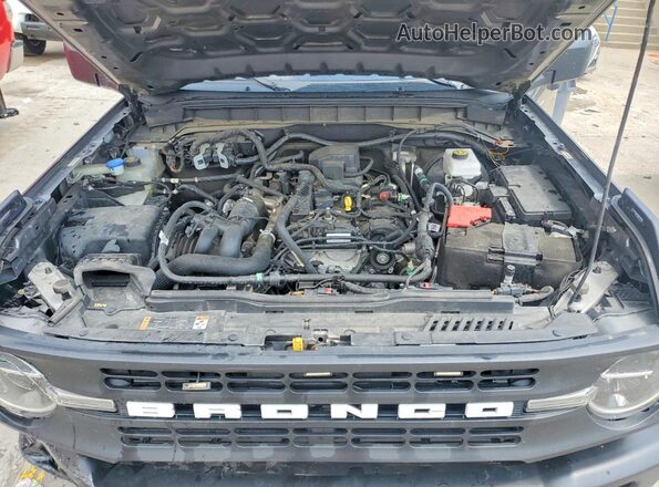 1FMEE5DH5NLB17515 2022 FORD BRONCO Gray ძრავის განყოფილების ხედი