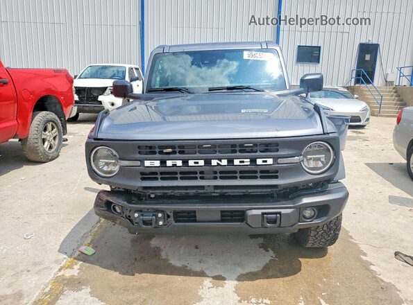 1FMEE5DH5NLB17515 2022 FORD BRONCO Gray წინა ხედი