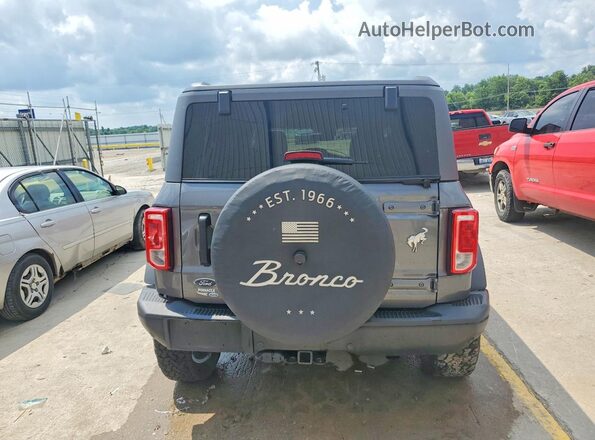 1FMEE5DH5NLB17515 2022 FORD BRONCO Gray უკანა ხედი