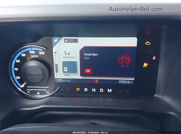 1FMEE5DH5NLB68108 2022 FORD BRONCO Blue Հետևի նստատեղերի տեսք