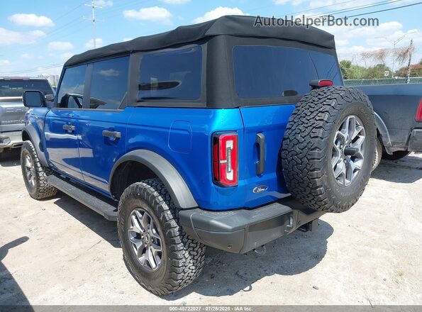 1FMEE5DH5NLB68108 2022 FORD BRONCO Blue Հետևի ձախ