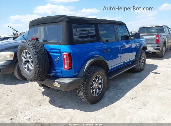 1FMEE5DH5NLB68108 2022 FORD BRONCO Blue Հետևի աջ