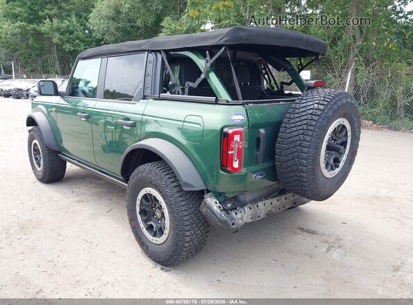 1FMEE5DH6NLB26482 2022 FORD BRONCO Green უკანა მარცხენა