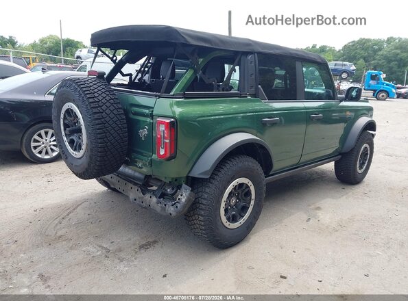 1FMEE5DH6NLB26482 2022 FORD BRONCO Green უკანა მარჯვენა