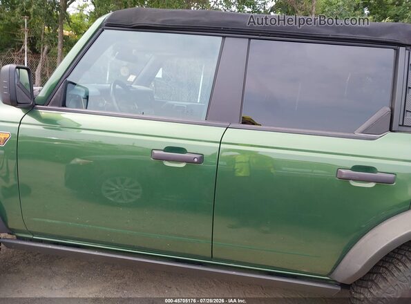 1FMEE5DH6NLB26482 2022 FORD BRONCO Green სალონის 360-გრადუსიანი ხედი