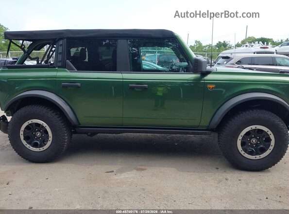 1FMEE5DH6NLB26482 2022 FORD BRONCO Green უკანა სალონის ხედი