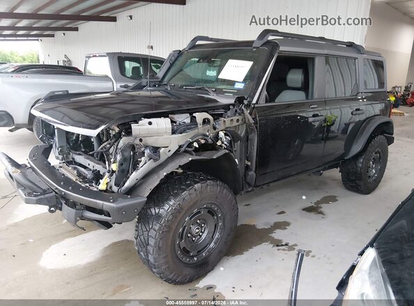 1FMEE5DH8NLB48628 2022 FORD BRONCO Черный Передняя левая четверть