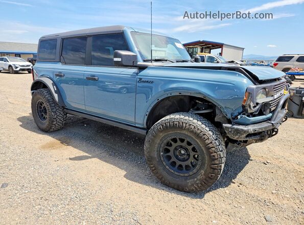 1FMEE5DH9NLB07800 2022 FORD BRONCO Gray Przód prawy