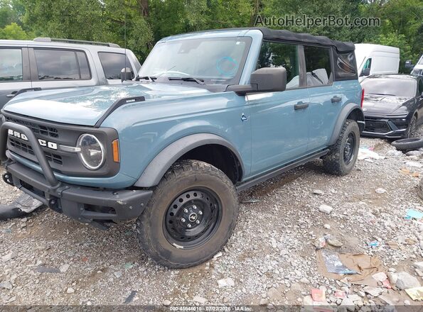 1FMEE5DHXMLA67192 2021 FORD BRONCO Blue წინა მარცხენა ხედი სამი მეოთხედიდან