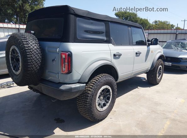 1FMEE5DP0MLA89323 2021 FORD BRONCO Gray Задня права чверть